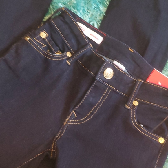 nwt true religion Becca bootcut gold hs jeans 24 - Picture 5 of 7